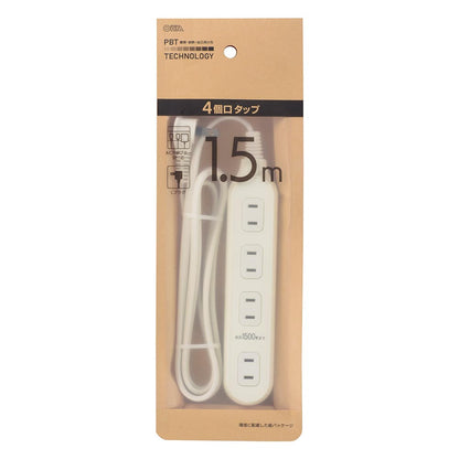 Ohm Electric 4 Outlet Tap 1.5m