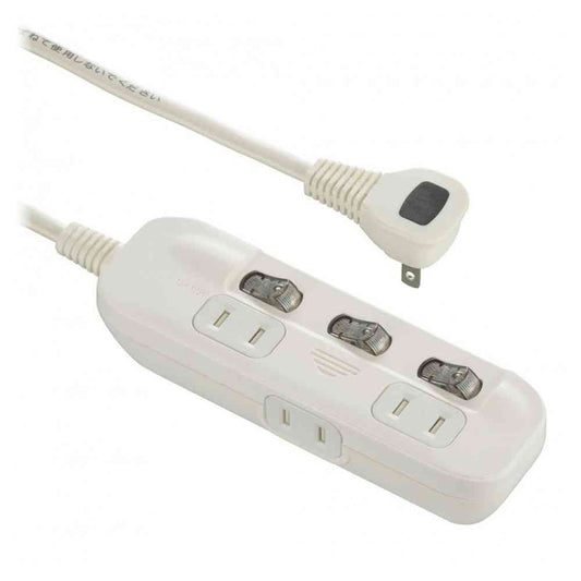 Ohm Electric Power Tap Alternating Outlet 3-Socket 2m HS-TP32ADW22