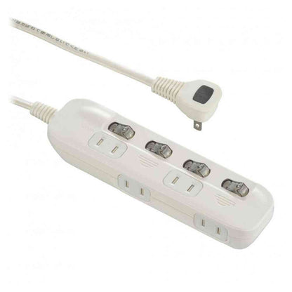 Ohm Electric Power Tap Alternating Outlet 4-Outlet 2m HS-TP42ADW22