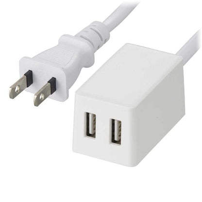 Ohm Electric 2-Port USB Charger 2m
