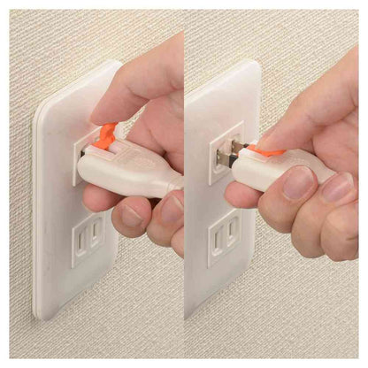 Ohm Electric Easy Pull & Lock Extension Cord 1m HS-T11LLX3-W