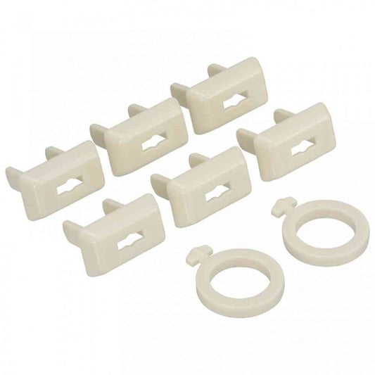 Ohm Electric Hard-to-Pull Outlet Cap HS-CAP6LK-W