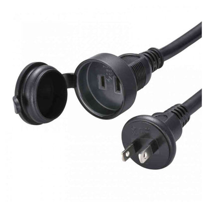 Ohm Electric Rainproof Work Extension Cord with Cap 10m HS-EW1100F3-K