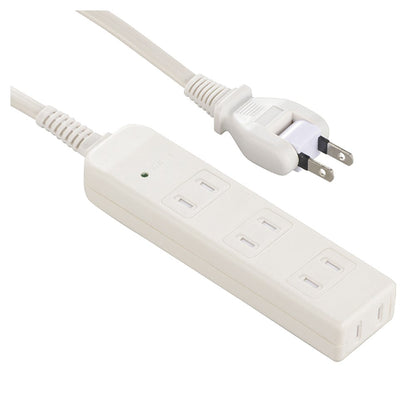 Ohm Electric Lightning-Proof Safety Tap 4 Outlets 1m