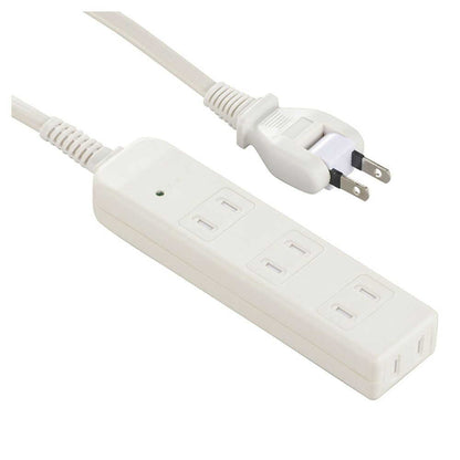 Ohm Electric Lightning-Proof Safety Tap 4 Outlets 1m