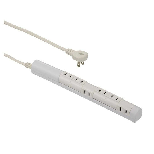 Ohm Electric Rotating Slim Tap 6 Outlets 1.5m