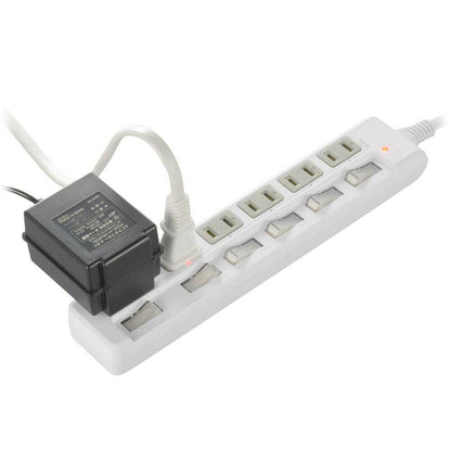 Ohm Electric Smoke Guard Energy Saving Tap Lightning Guard 6 Outlets 2m