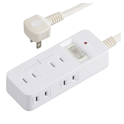 Ohm Electric Smoke Guard Switch Tap 6 Outlets 3m