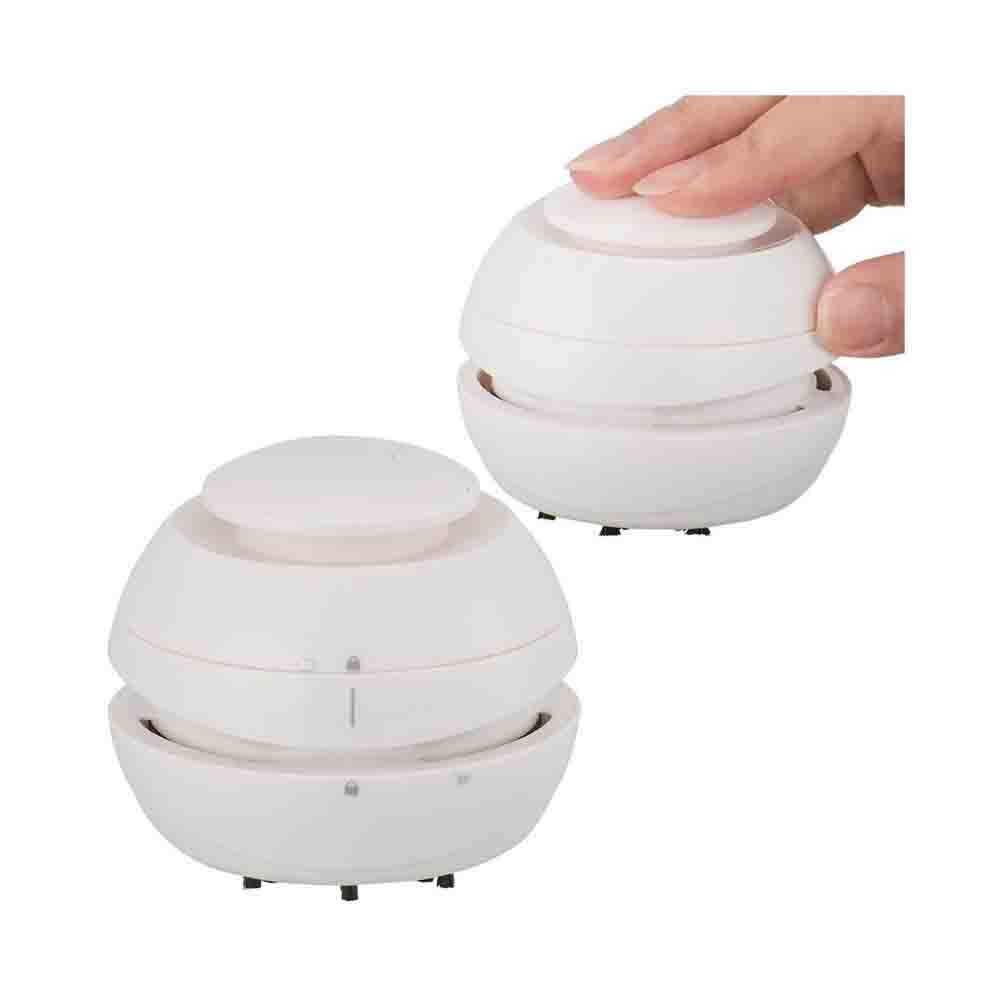 Ohm Electric Desktop Vacuum Cleaner White