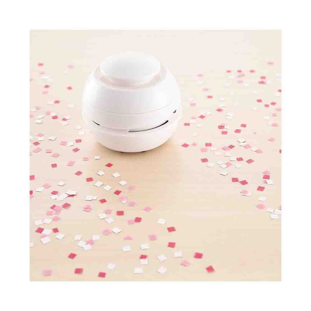 Ohm Electric Desktop Vacuum Cleaner White