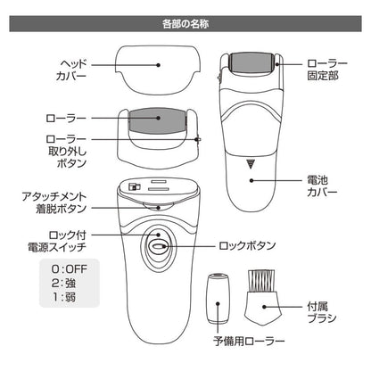 Ohm Electric Heel Callus Care