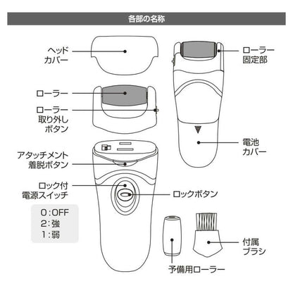 Ohm Electric Heel Callus Care