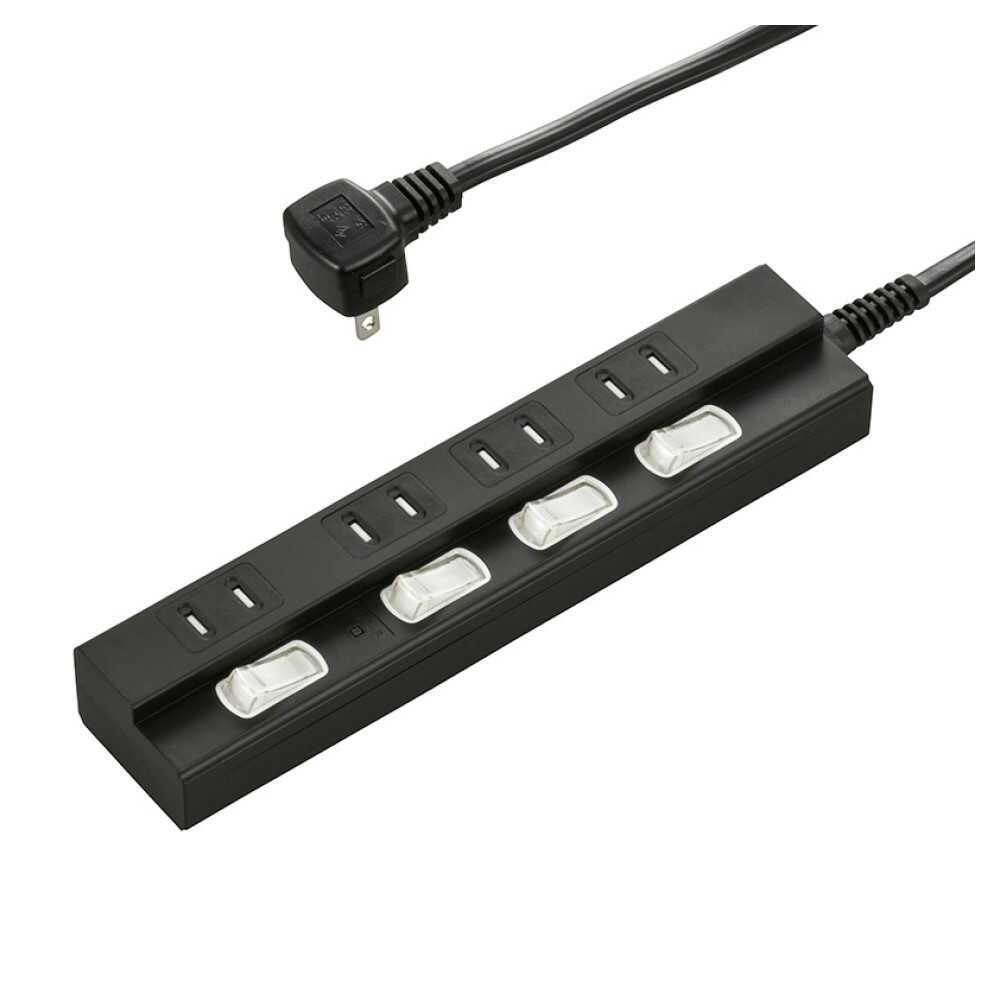 Ohm Electric Lightning Resistant Energy Saving Tap 4 Outlets 3m