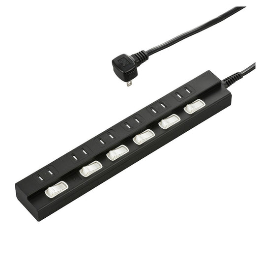 Ohm Electric Lightning Resistant Energy Saving Tap 6 Outlets 2m