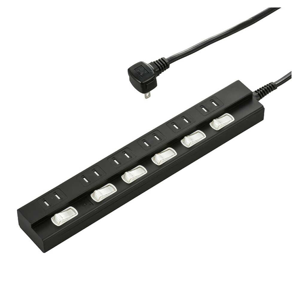 Ohm Electric Lightning Resistant Energy Saving Tap 6 Outlets 2m