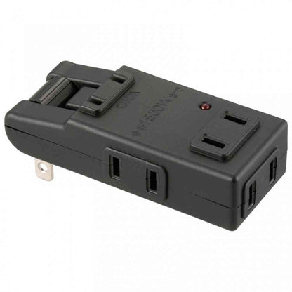 Ohm Electric Lightning Resistant Micro Tap 4 Outlets HS-AKS4PBT-K