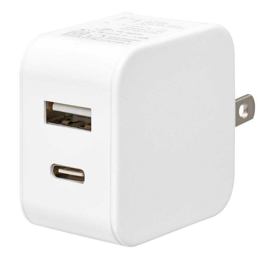 Ohm Electric AC Charger 12W Type-C + Type-A