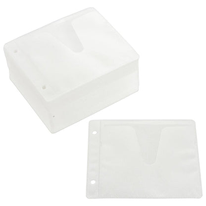 Ohm Electric DVD & CD Non-Woven Fabric Sleeves 100-Pack