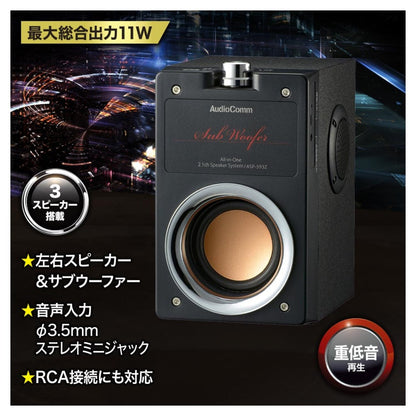 Ohm Electric Integrated 2.1ch Speaker System