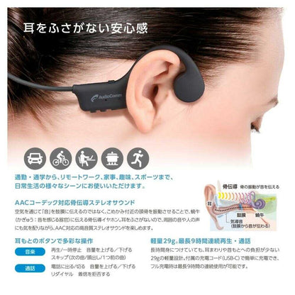 Ohm Electric AudioComm Bone Conduction Earphones