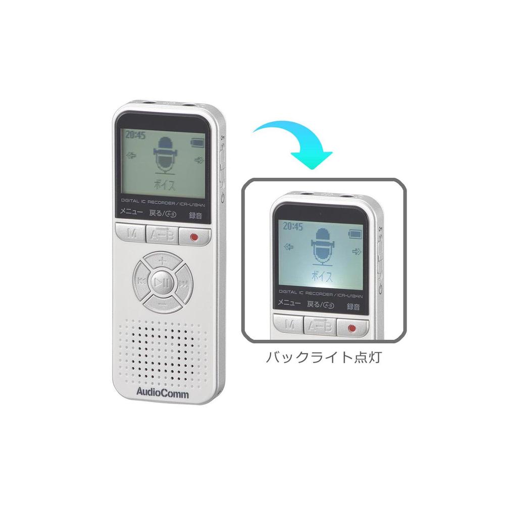 Ohm Electric AudioComm Digital IC Recorder 4GB