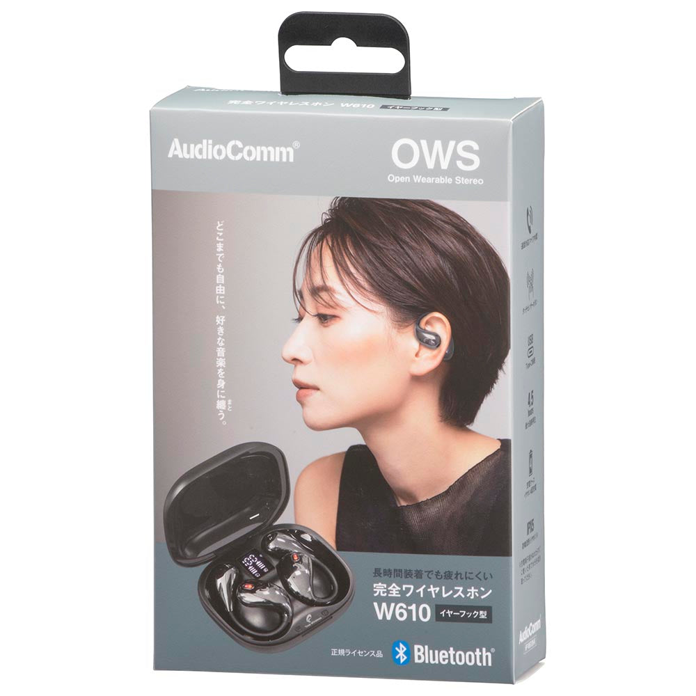 Ohm Electric Completely Wireless Earphones with Ear Hooks