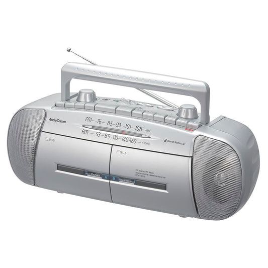 Ohm Electric Double Radio Cassette Recorder AM/FM Stereo