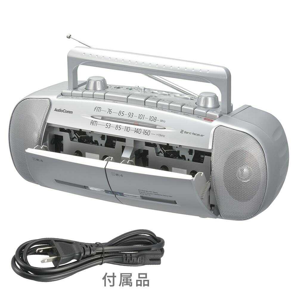 Ohm Electric Double Radio Cassette Recorder AM/FM Stereo