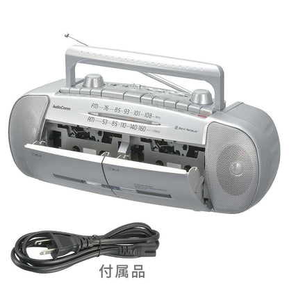 Ohm Electric Double Radio Cassette Recorder AM/FM Stereo