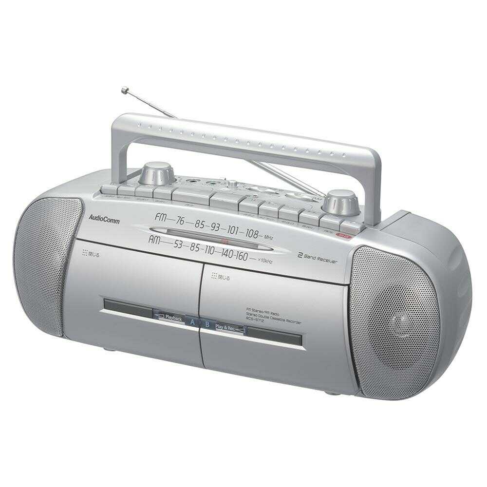 Ohm Electric Double Radio Cassette Recorder AM/FM Stereo