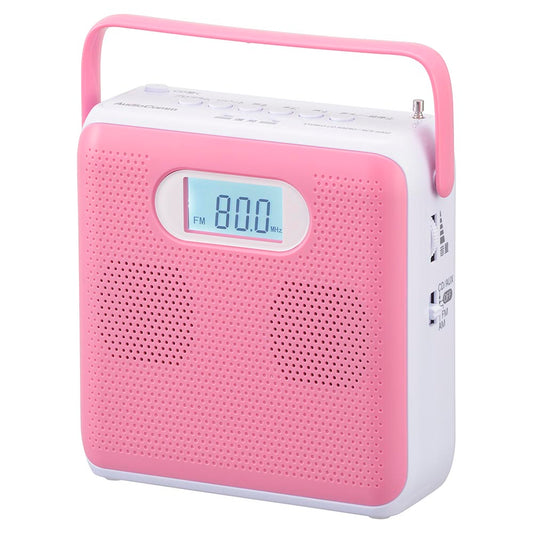 Ohm Electric Stereo CD Radio AM/FM Stereo Pink