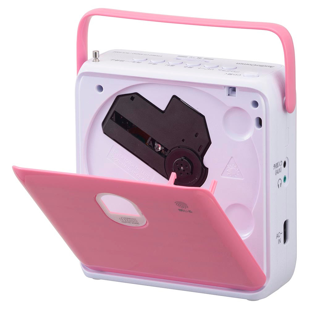 Ohm Electric Stereo CD Radio AM/FM Stereo Pink