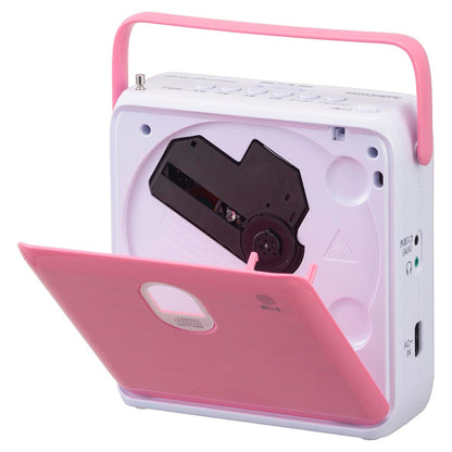 Ohm Electric Stereo CD Radio AM/FM Stereo Pink