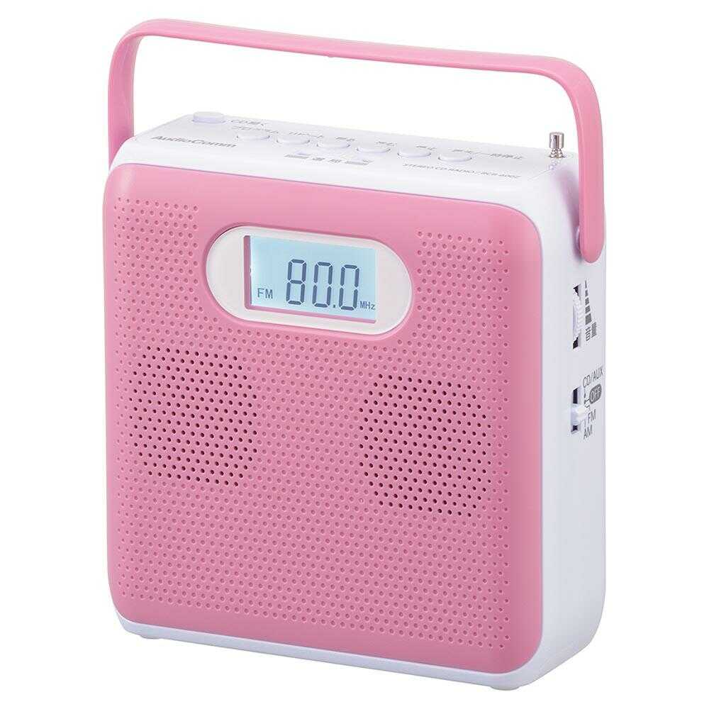 Ohm Electric Stereo CD Radio AM/FM Stereo Pink