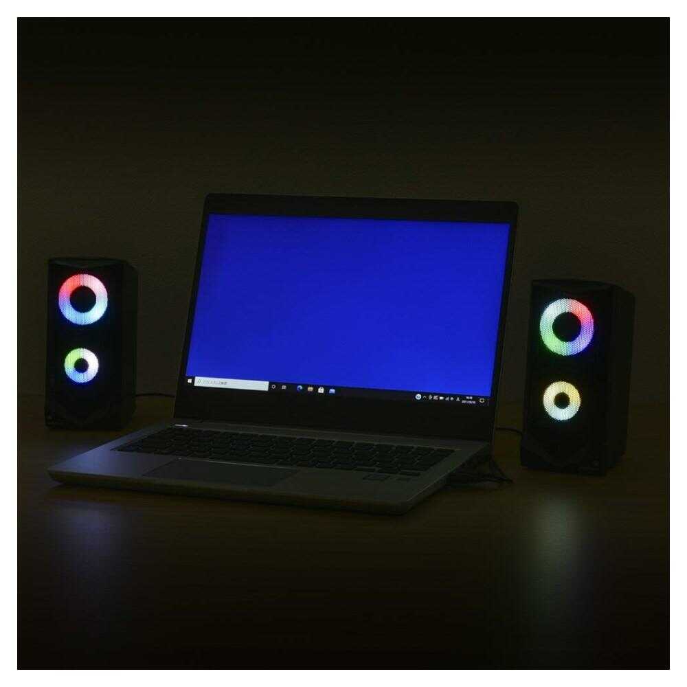Ohm Electric USB Powered Speaker with LED Illumination