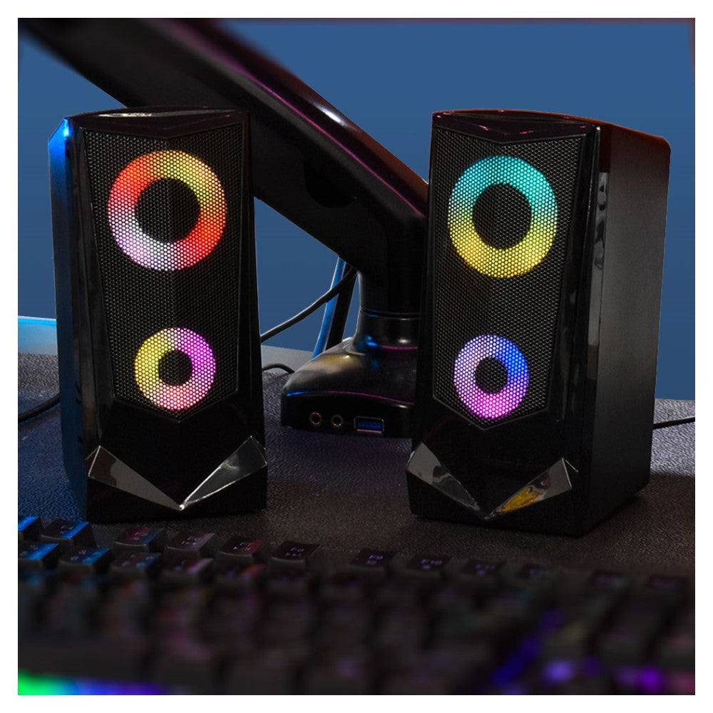 Ohm Electric USB Powered Speaker with LED Illumination