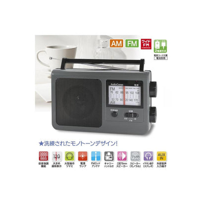 Ohm Electric AudioComm Portable Radio AM/FM