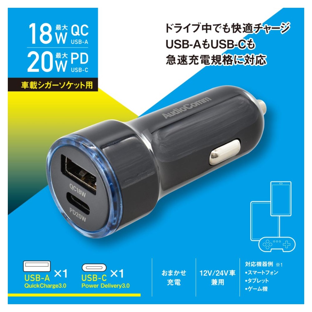 Ohm Electric PD Car Charger