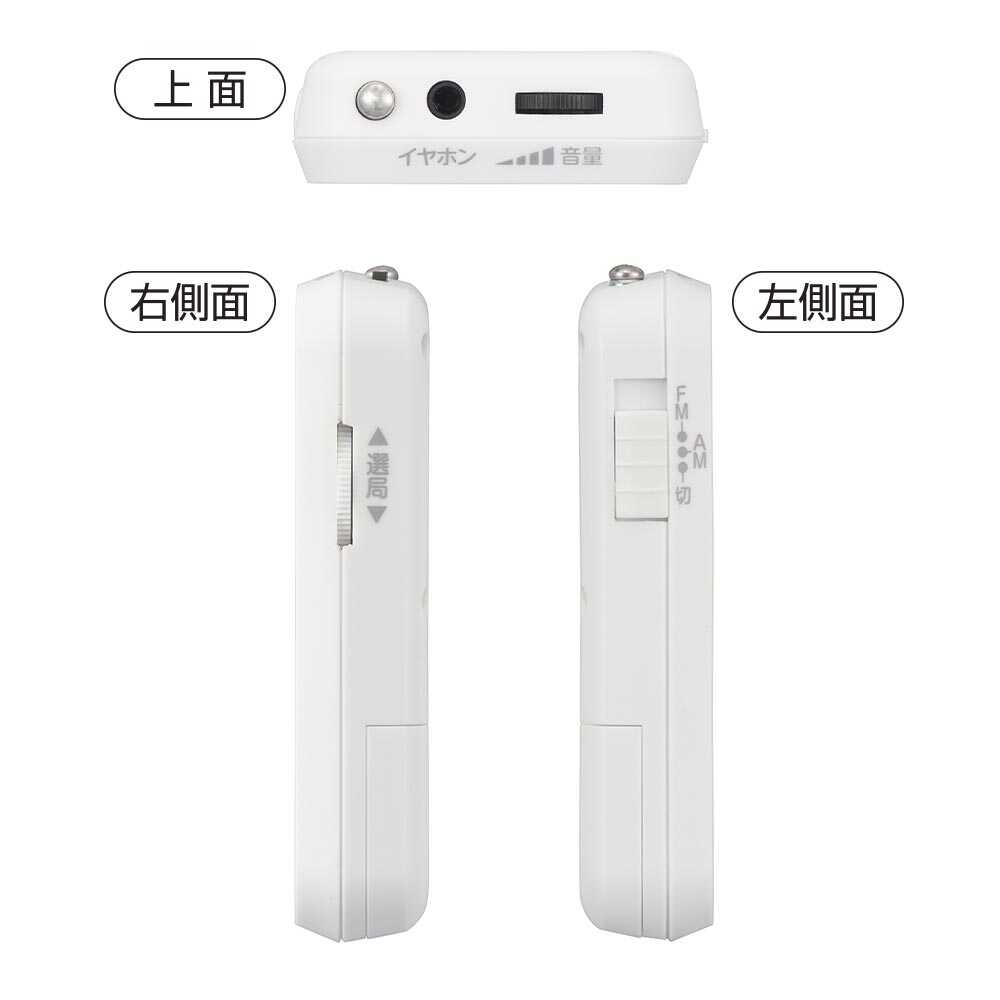 Ohm Electric AudioComm AM/FM Pocket Radio