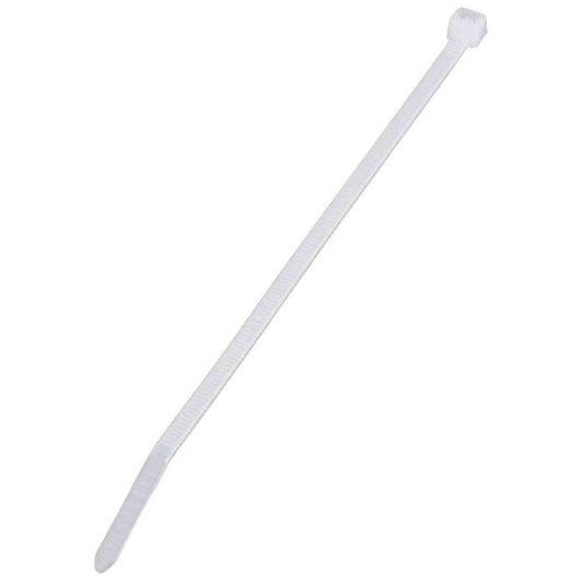 Ohm Electric Lock Tie Indoor Use 150mm White 04-3132 (100 pieces)