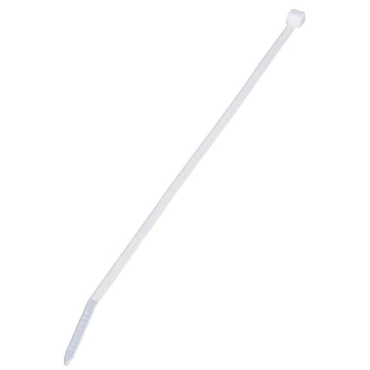 Ohm Electric Lock Tie Indoor Use 200mm White 04-3133 (100 pieces)