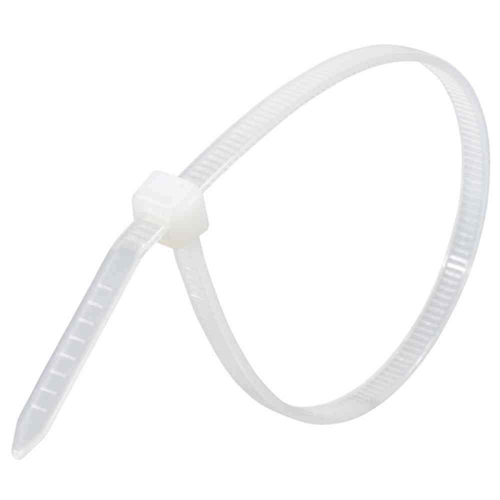 Ohm Electric Lock Tie Indoor Use 200mm White 04-3133 (100 pieces)