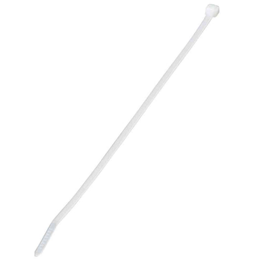 Ohm Electric Lock Tie Indoor Use 250mm White 04-3134 (100 pieces)