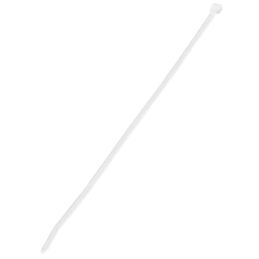 Ohm Electric Lock Tie Indoor Use 300mm White 04-3135 (100 pieces)