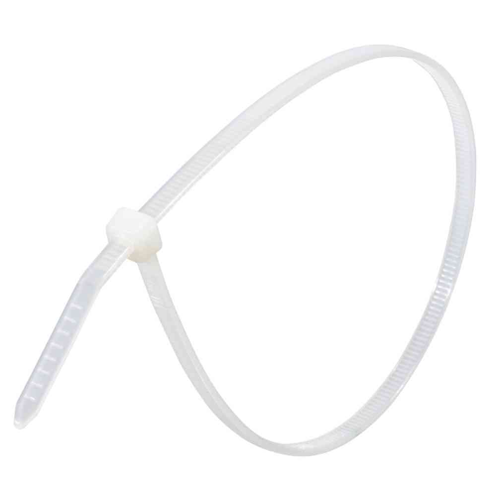 Ohm Electric Lock Tie Indoor Use 300mm White 04-3135 (100 pieces)
