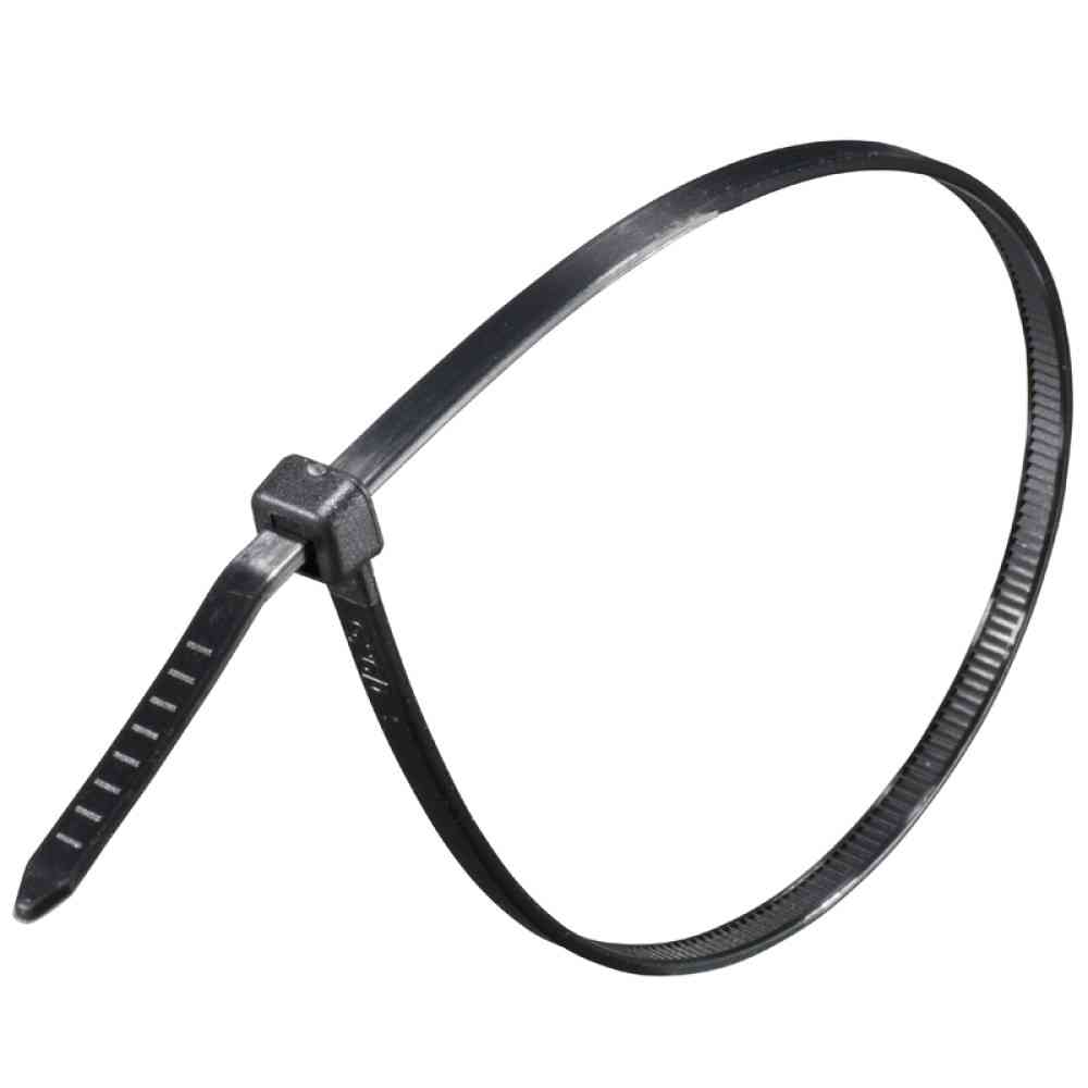 Ohm Electric Lock Tie Weather Resistant 250mm Black 04-3139 (100 pieces)