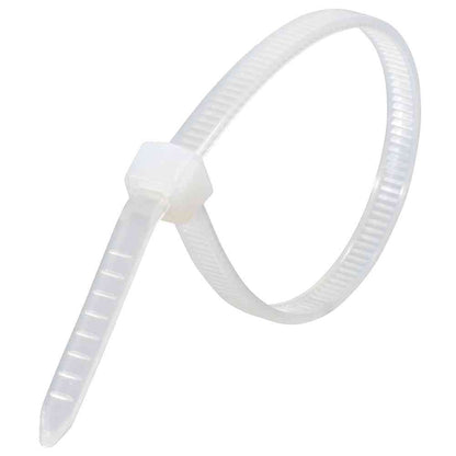 Ohm Electric Lock Tie Indoor Use 150mm White 04-3141 (30 pcs)