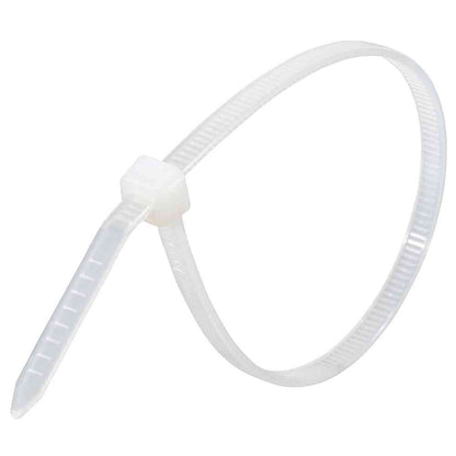 Ohm Electric Lock Tie Indoor Use 200mm White 04-3142 (20 pcs)
