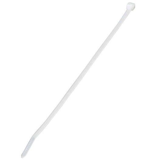 Ohm Electric Lock Tie Indoor Use 250mm White 04-3143 (15 pcs)