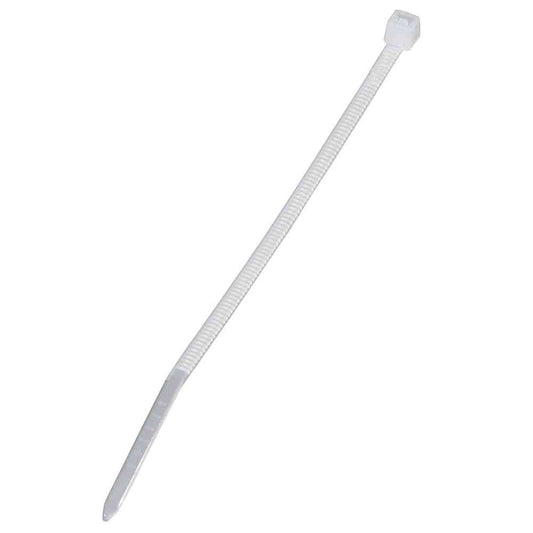 Ohm Electric Lock Tie Indoor Use 100mm White 04-3145 (1000 pcs)